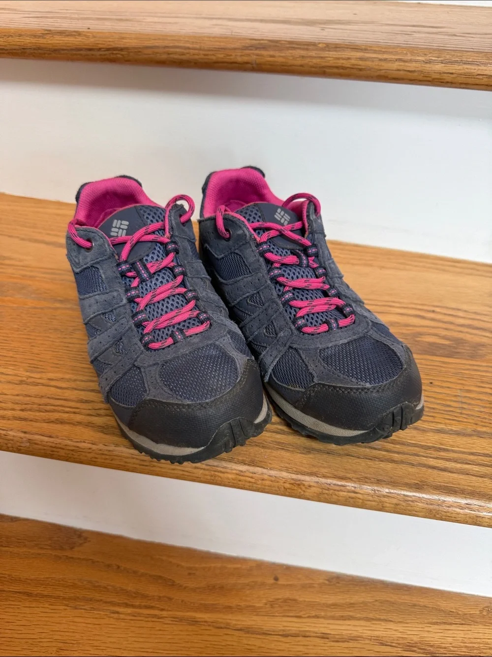 Columbia Navy and Pink Women's Trail Shoes